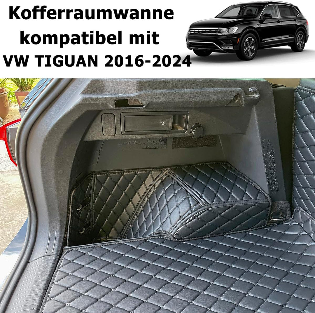 Kofferraumwanne kompatibel mit VW TIGUAN II 2016-2023 (AD1) nur Standardmodell – Nicht passend für A