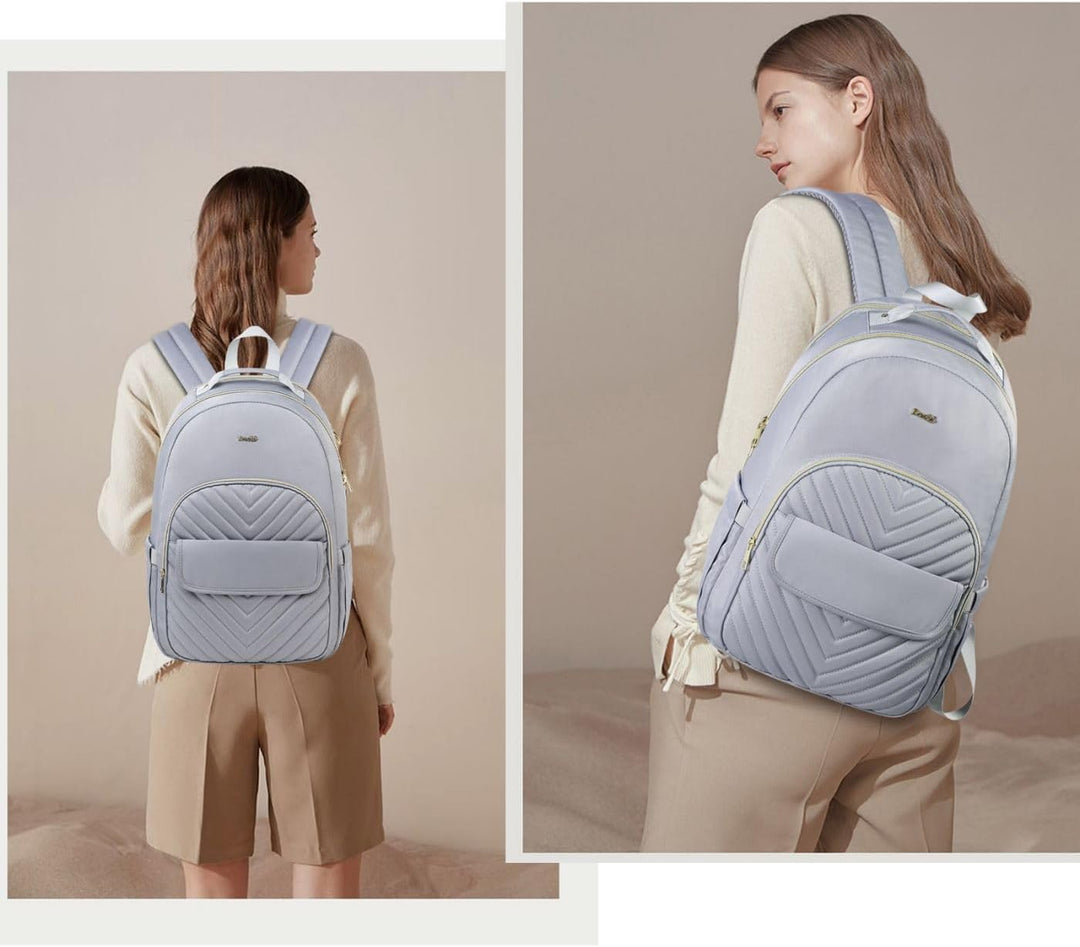 Rucksack Damen Arbeit,TSA-freundlicher Reise Laptop Rucksack für Freizeit Job Business mit USB Ladea
