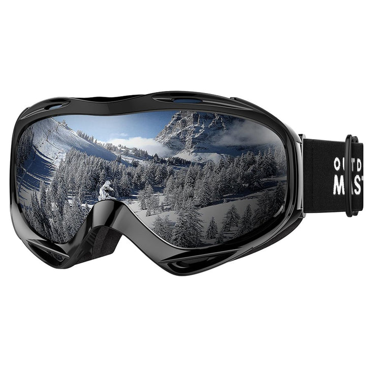 OutdoorMaster Unisex Skibrille OTG für Damen und Herren, Snowboard Brille Schneebrille 100% UV-Schut