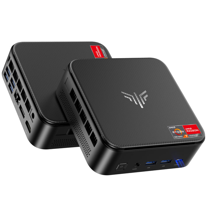 NiPoGi E3B Mini PC AMD Ryzen 7 7730U(Bis zu 4,5GHz) 16GB DDR4 512GB SSD mit Radeon Graphics Micro De
