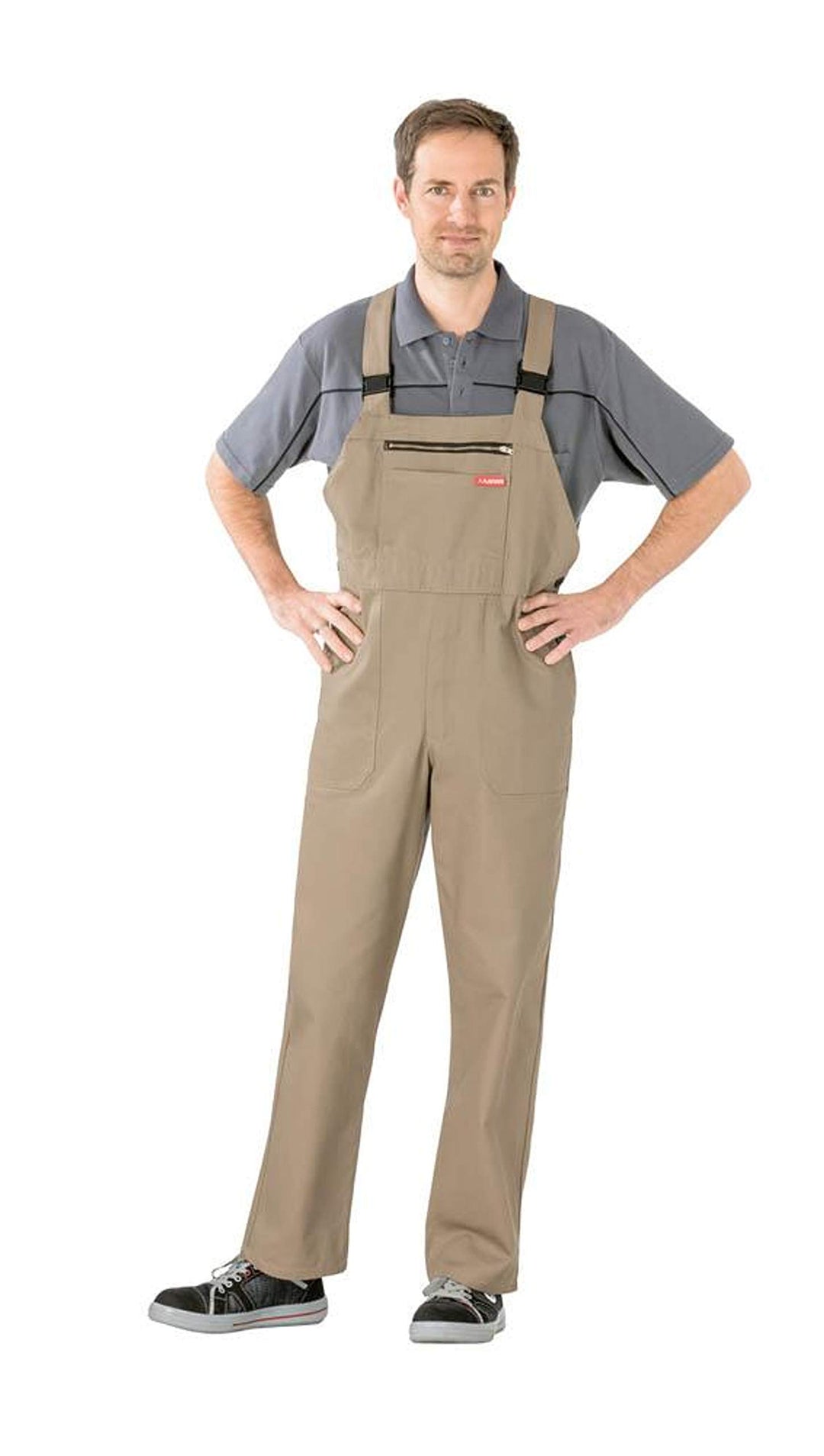 Planam Grösse 25 Herren BW 290 Latzhose Khaki Modell 0153 Khaki 25, Khaki 25
