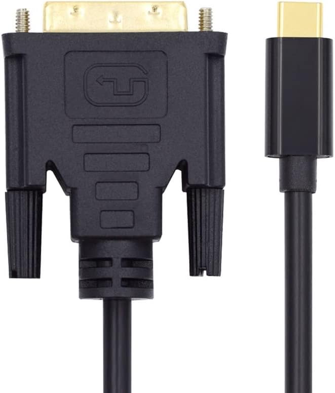 xiwai 1080P USB-C Typ C auf DVI USB 3.1 Display Monitor Kabel für Laptop 1,8 m USB-C to DVI, USB-C t