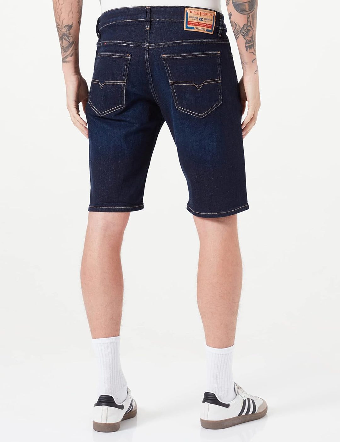Diesel Herren Slim Jeans-Shorts 26 Blau (Dunkelblau), 26 Blau (Dunkelblau)