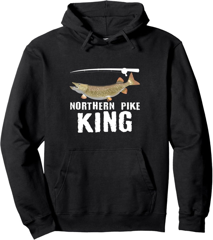 Lustiger Hecht Fisch Spruch Süsswasserfischen Pullover Hoodie