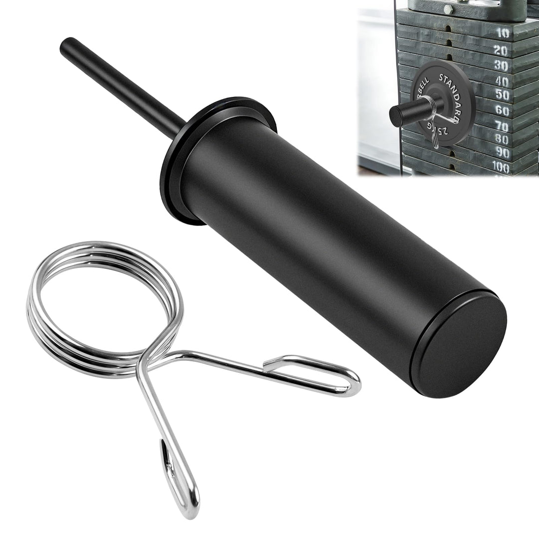 Gym Pin für Zusatzgewicht, 10 mm Durchmesser Gympin mit Federclip, Robust und Langlebig Loading Pin
