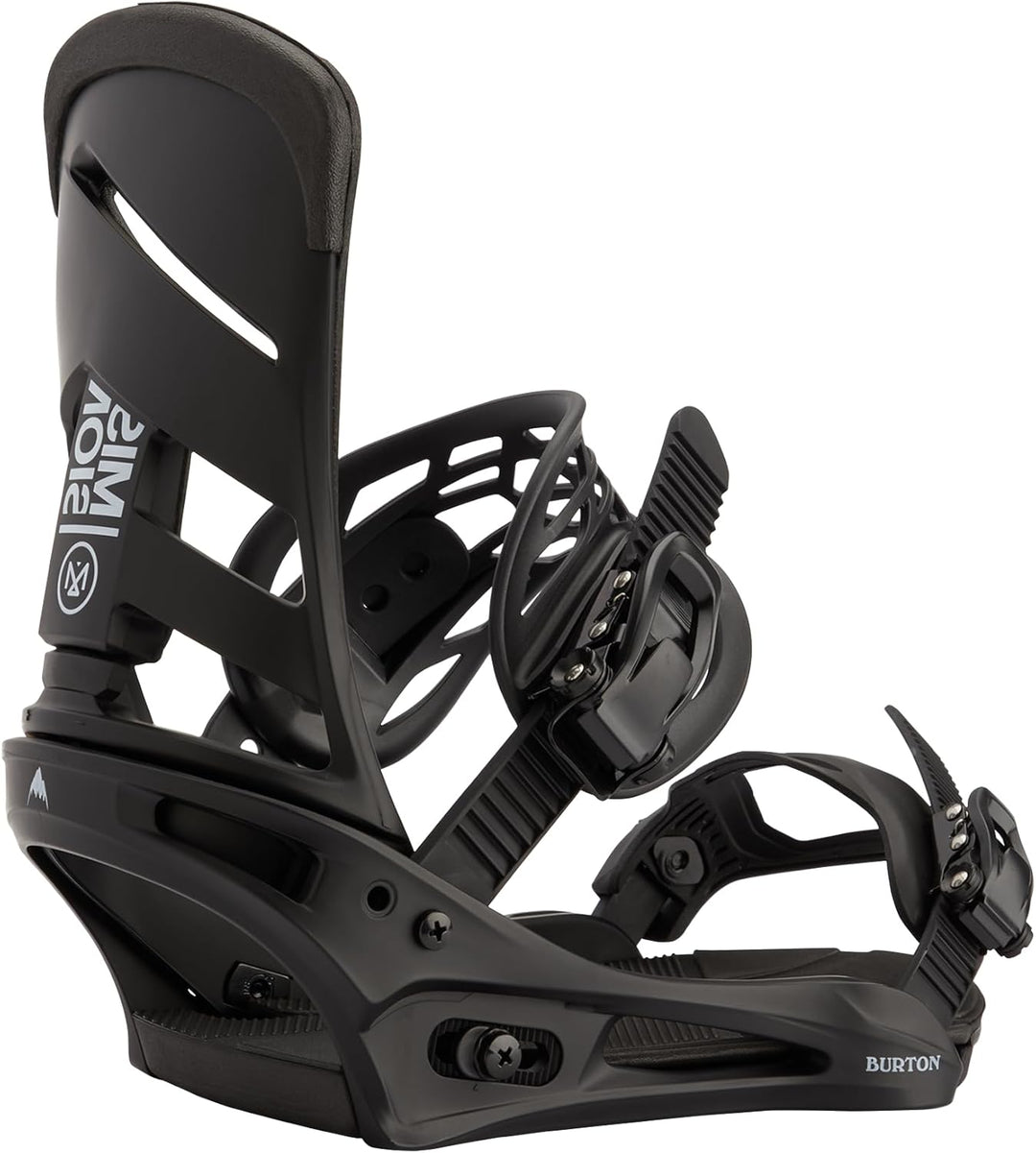 Burton Men's Mission Re:Flex Snowboard Binding Schwarz L, Schwarz L