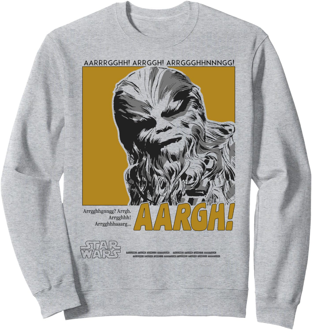 Star Wars Wookie Aargh Poster Sweatshirt