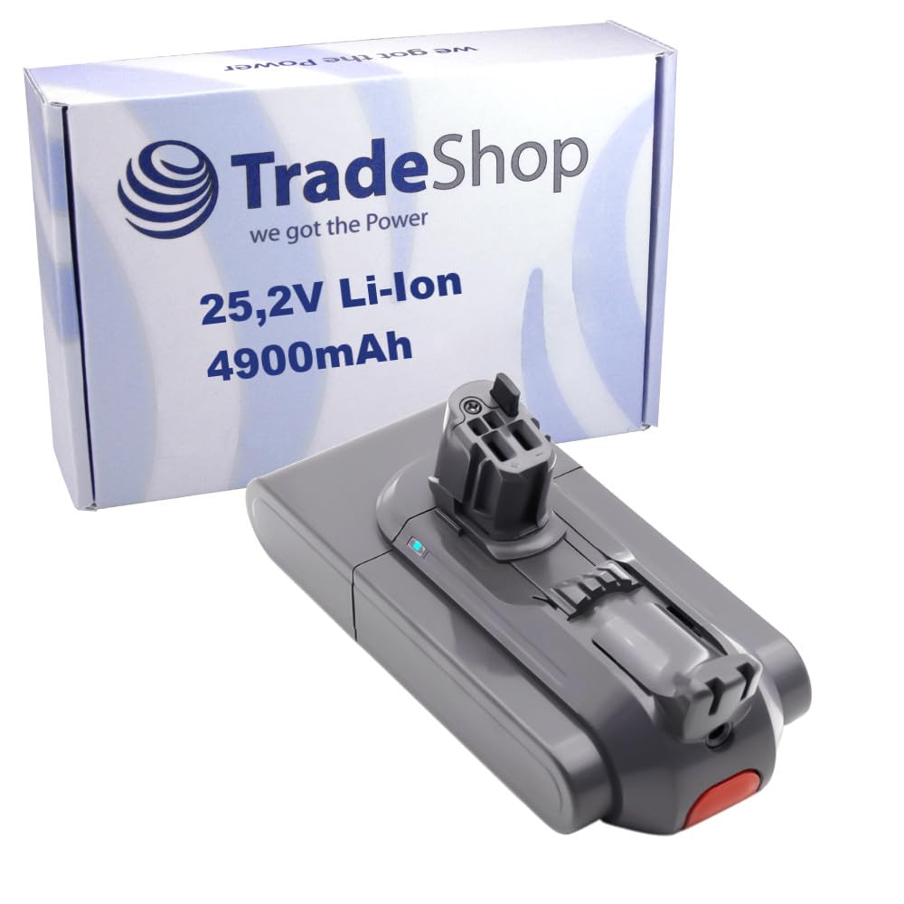 Trade-Shop Staubsauger-Akku 25,2V / 4800mAh kompatibel mit Dyson V11 2020 Serie, Outsize Modelle, V1