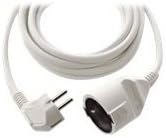 REV 0016030114 Verlängerung, Verlängerungskabel mit Winkelstecker 3m, 3680W, Weiss (Packung mit 2) W