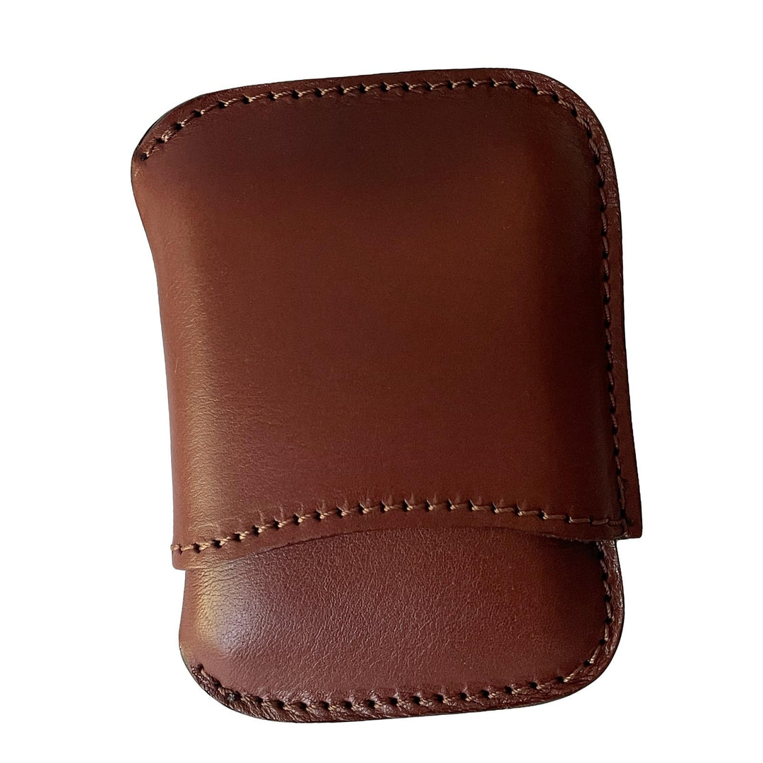 Zigarrenetui - Etui aus Leder für 1-4 Zigarren – Etabeta ArtigianoToscano - Made in Italy Braun, Bra