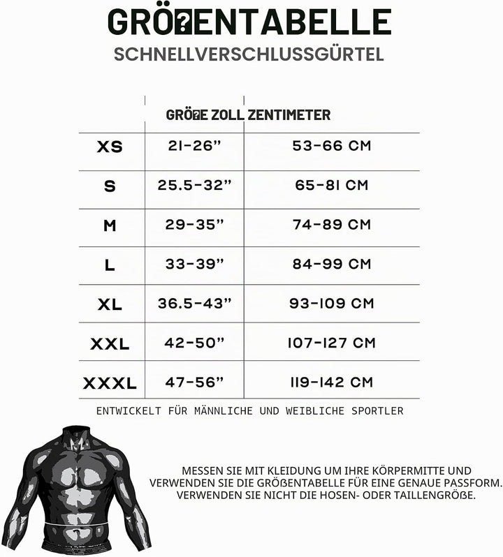 Gymreapers Schnellverschluss-Gewichthebergürtel für Bodybuilding, Kraftdreikampf, Cross-Training – 4