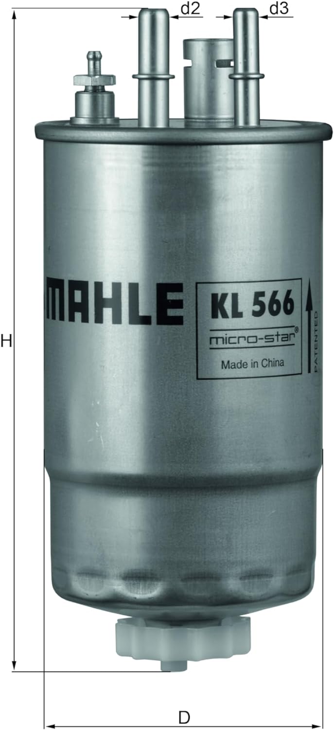 MAHLE KL 566 Kraftstofffilter