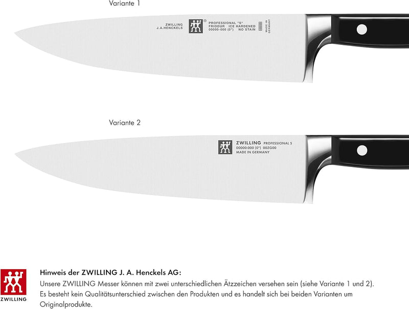 ZWILLING Professional S Steakmesser-Set 4-teilig, Klingenlänge 12 cm, Rostfreier Spezialstahl/Kunsts
