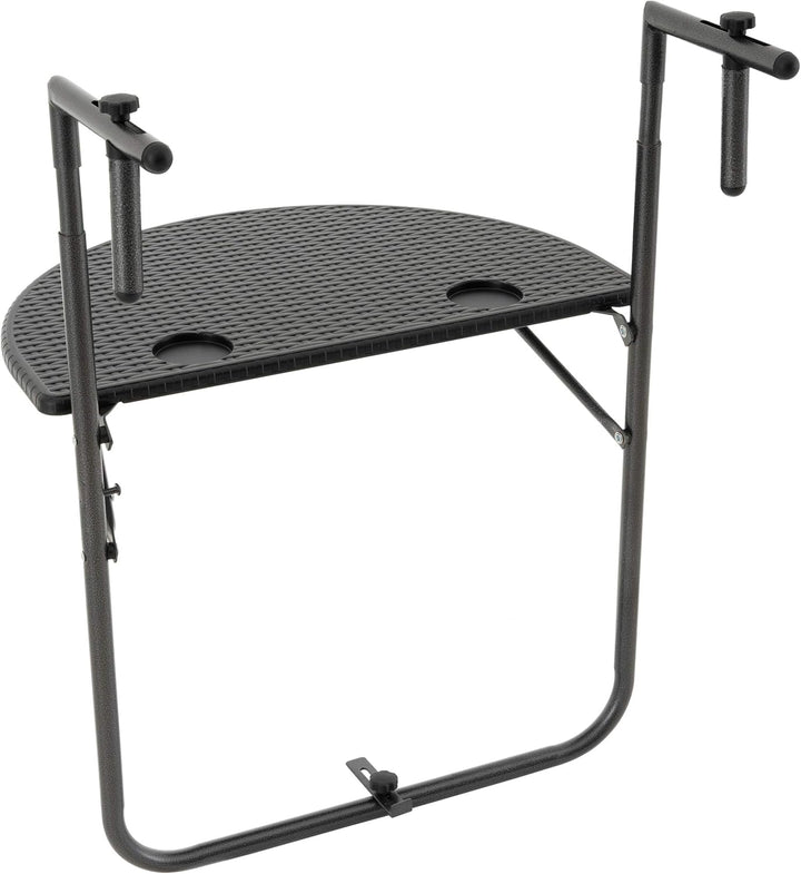 Nexos Trading Balkonhängetisch Balkontisch Wandklapptisch Hängetisch stabil klappbar 59,5 x 40 cm Fa
