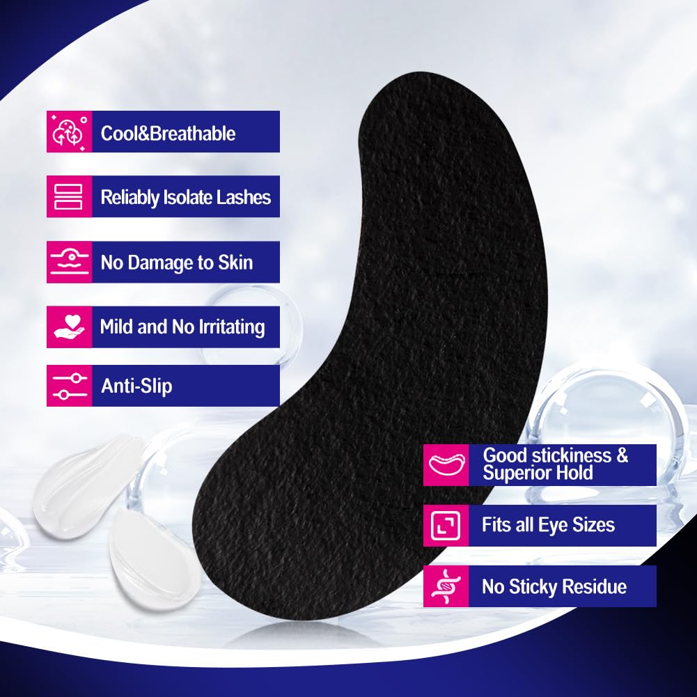 Lunamoon 100Paar Augenpads für Wimpernverlängerung Wimpern Pads UV-Schutz Wimpernverlängerung Pad Wi