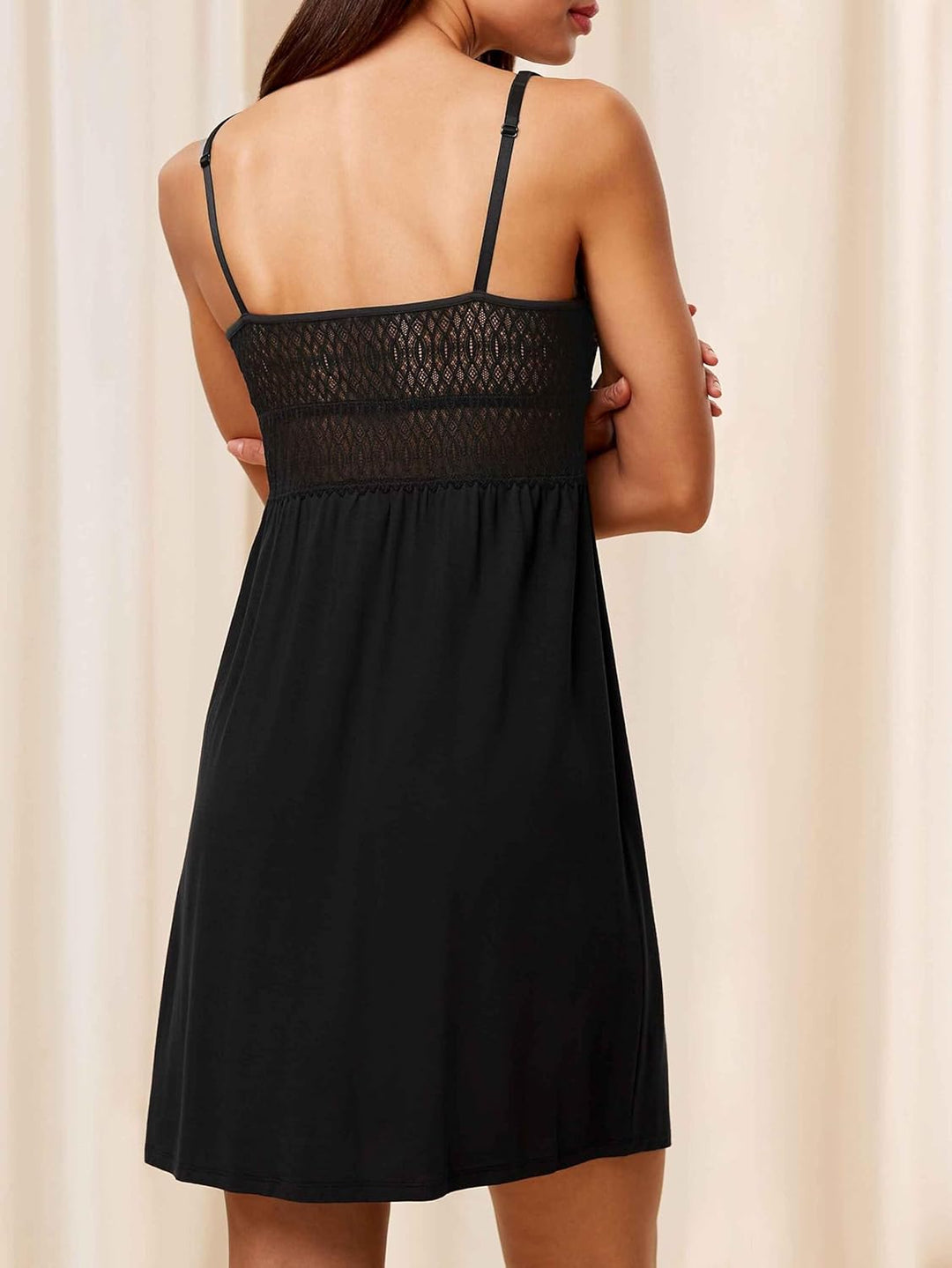 Triumph Damen Night Shirt 48 Schwarz, 48 Schwarz