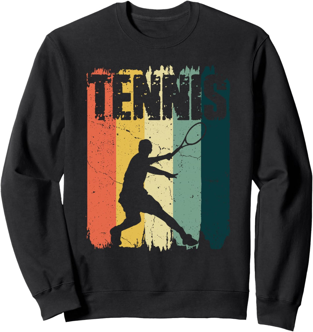 Tennis Sport Retro Vintage Tennisspieler Sweatshirt