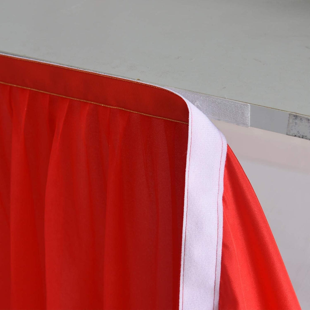HBBMAGIC Tüll Tischrock Rot, Tütü Tischröcke 427 * 76CM, Candy Tisch Tischdecke Tüll für Geburtstag