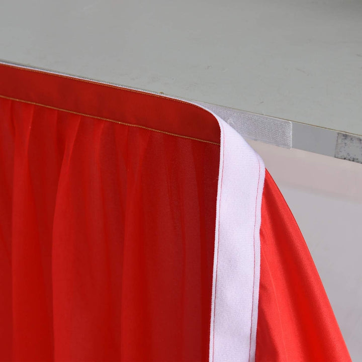 HBBMAGIC Tüll Tischrock Rot, Tütü Tischröcke 427 * 76CM, Candy Tisch Tischdecke Tüll für Geburtstag