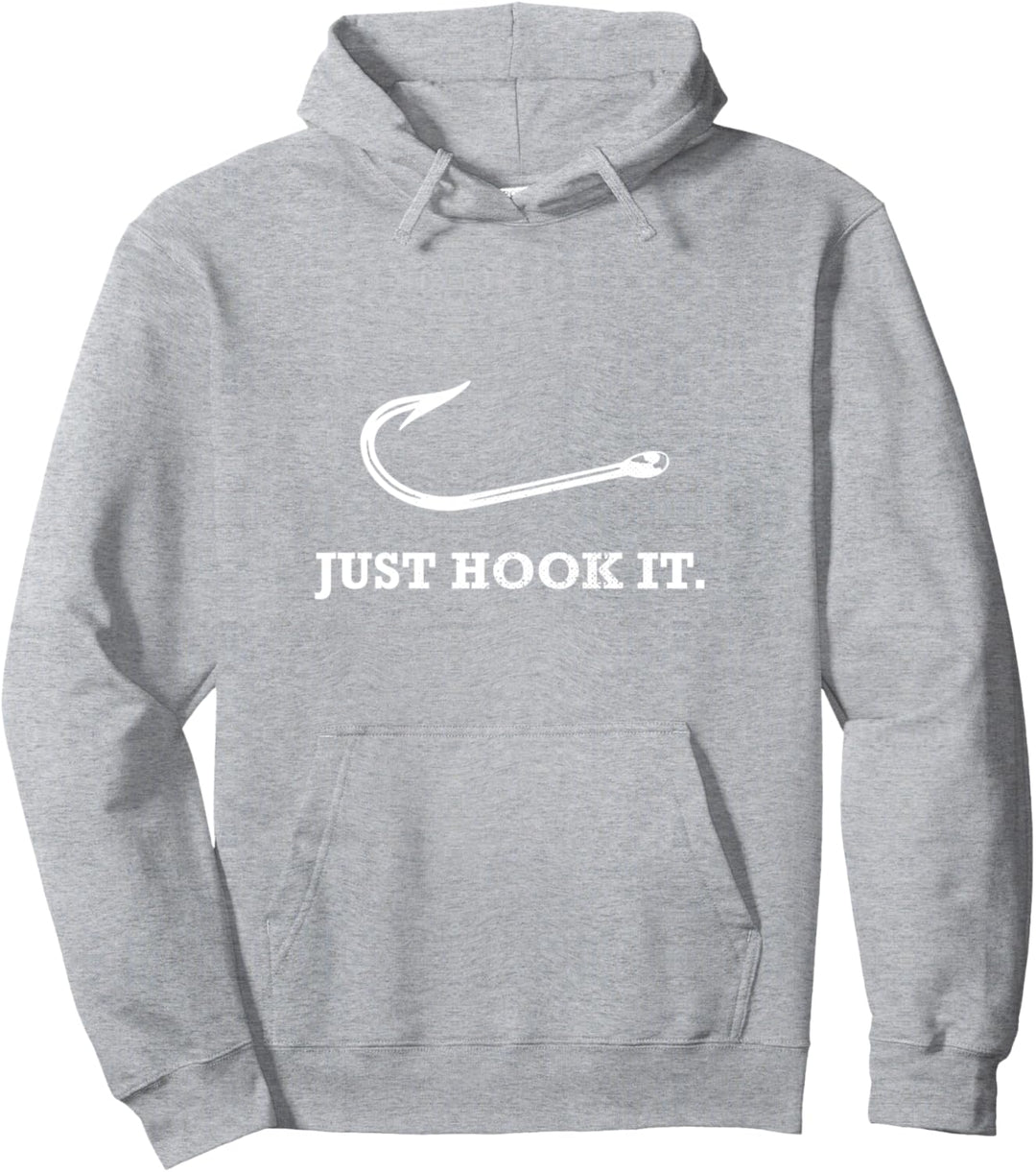 Lustig einfach Haken es Angeln Wortspiel Fisch Geschenk See Pullover Hoodie