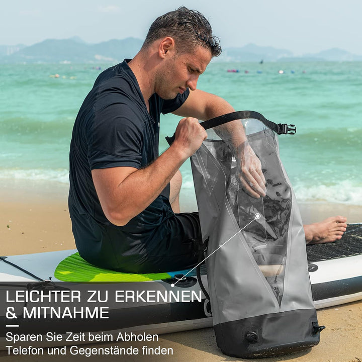 Blackace arteesol Wasserdichter Rucksack - Dry Bag 20L 30L 40L 45L Wasserfester Rucksack Seesack Was
