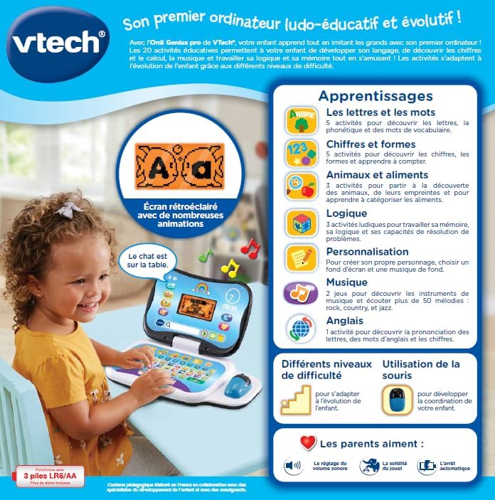VTECH ELECTRONICS EUROPE BV Computer Genius Pro schwarz