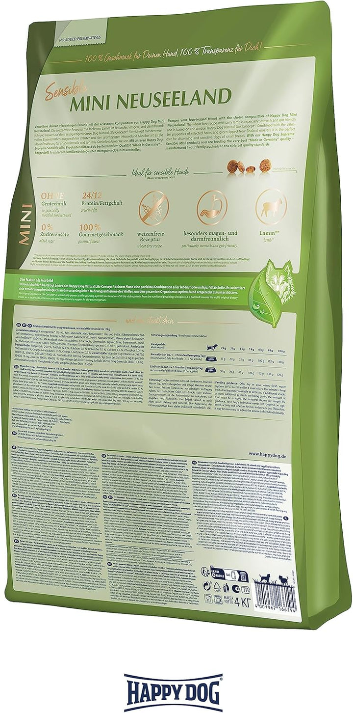 Happy Dog Sensible Mini Neuseeland 10 kg, Happy Dog Sensible Mini Neuseeland 10 kg