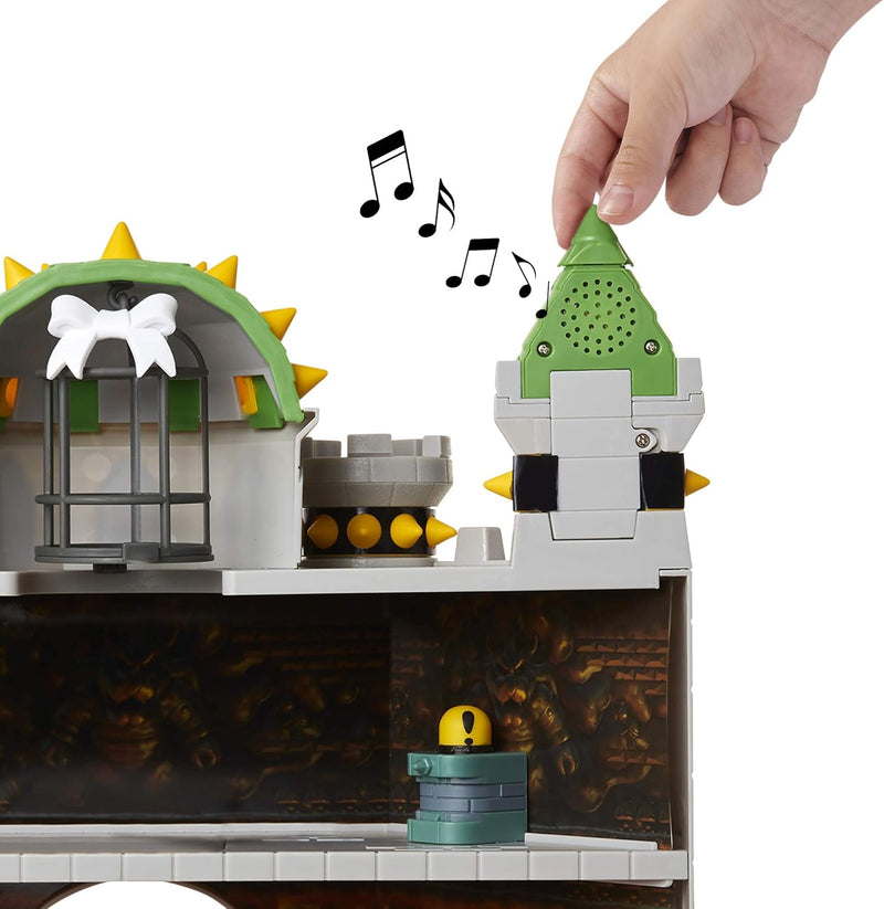 Jakks Pacific - JPA40020 - Nintendo Super Mario grosses Spielset - Bowser´s Schloss - inkl. 6cm Bows