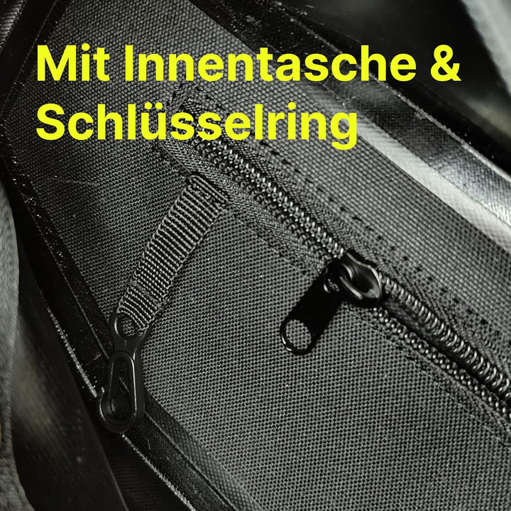 Fahrrad Rahmentasche 2.3L - Rahmentasche Wasserdicht, Leicht & Stabil, Oberrohrtasche, Fahrradtasche
