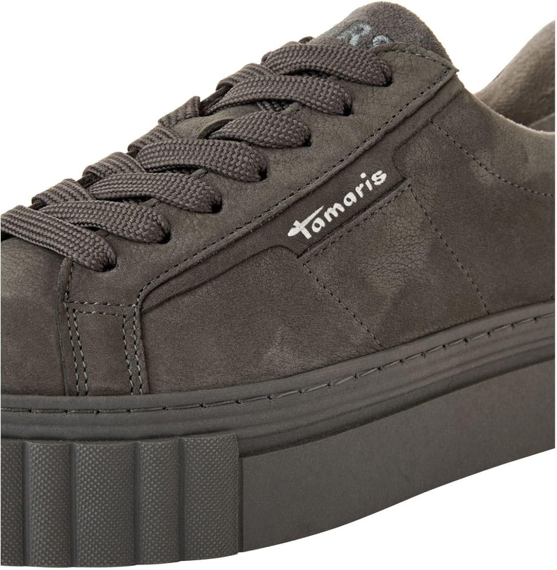 Tamaris Damen Bequemschuhe, Frauen Schnürschuhe,TOUCHit-Fussbett 40 EU Anthrazit, 40 EU Anthrazit