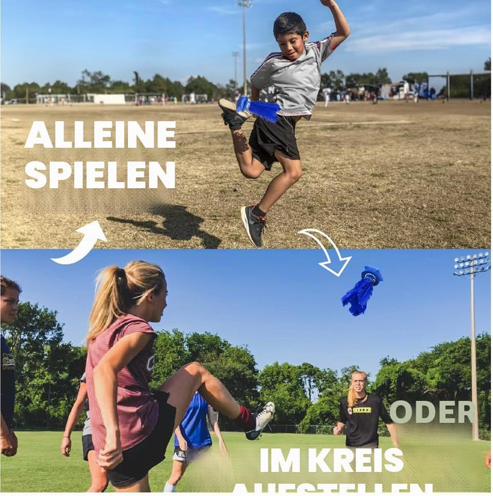 Kickit Der originale Birdie-Fussballtrainer, zum Spielen im Freien, drinnen oder im Hinterhof, am St