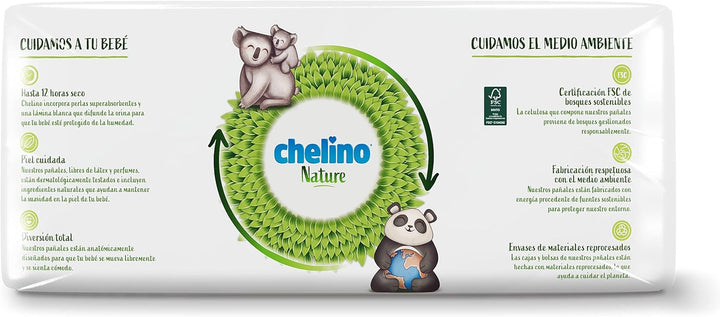 Chelino Nature Kinderwindel, Grösse 1 (1-3 kg), 252 Windeln