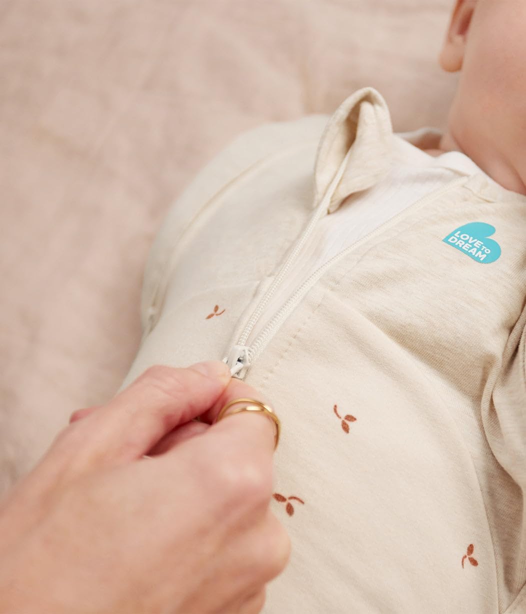 Love To Dream Swaddle UP Übergangspucksack, Baby-Schlafsack, Ganzjahres-Baumwollfleece, hilft Baby s