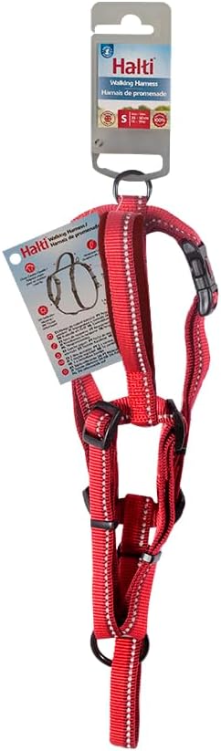 HALTI Walking Hundegeschirr – Mit weichem Neopren-gefüttertem Griff, 5 verstellbare Riemen und 3M-Re