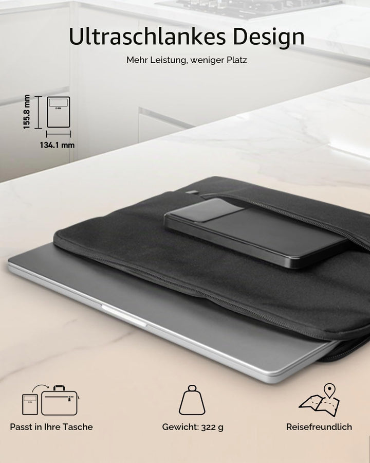SBS PowerBank Laptop 20K Slim, 20000mAh, 100W Power Delivery (PD 3.1 PPS), AFC, LCD-Display, USB-C,