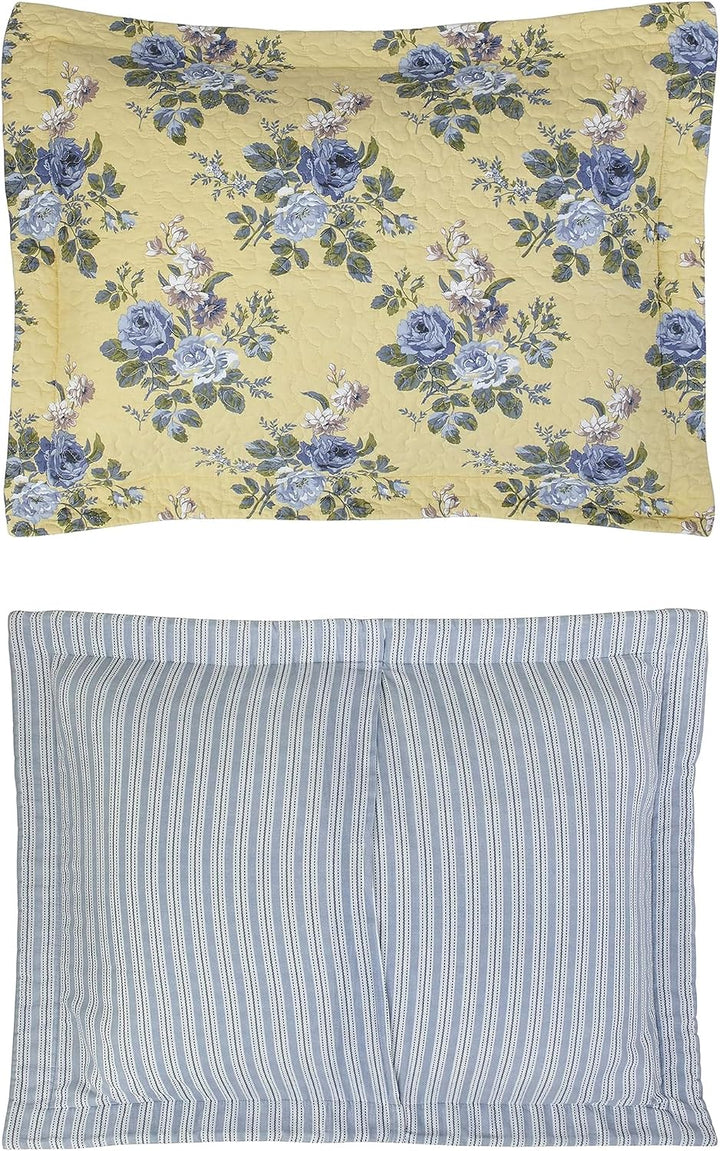 Laura Ashley Home Linley Collection Bettwäsche-Set, 100% Baumwolle, wendbar, leicht und atmungsaktiv