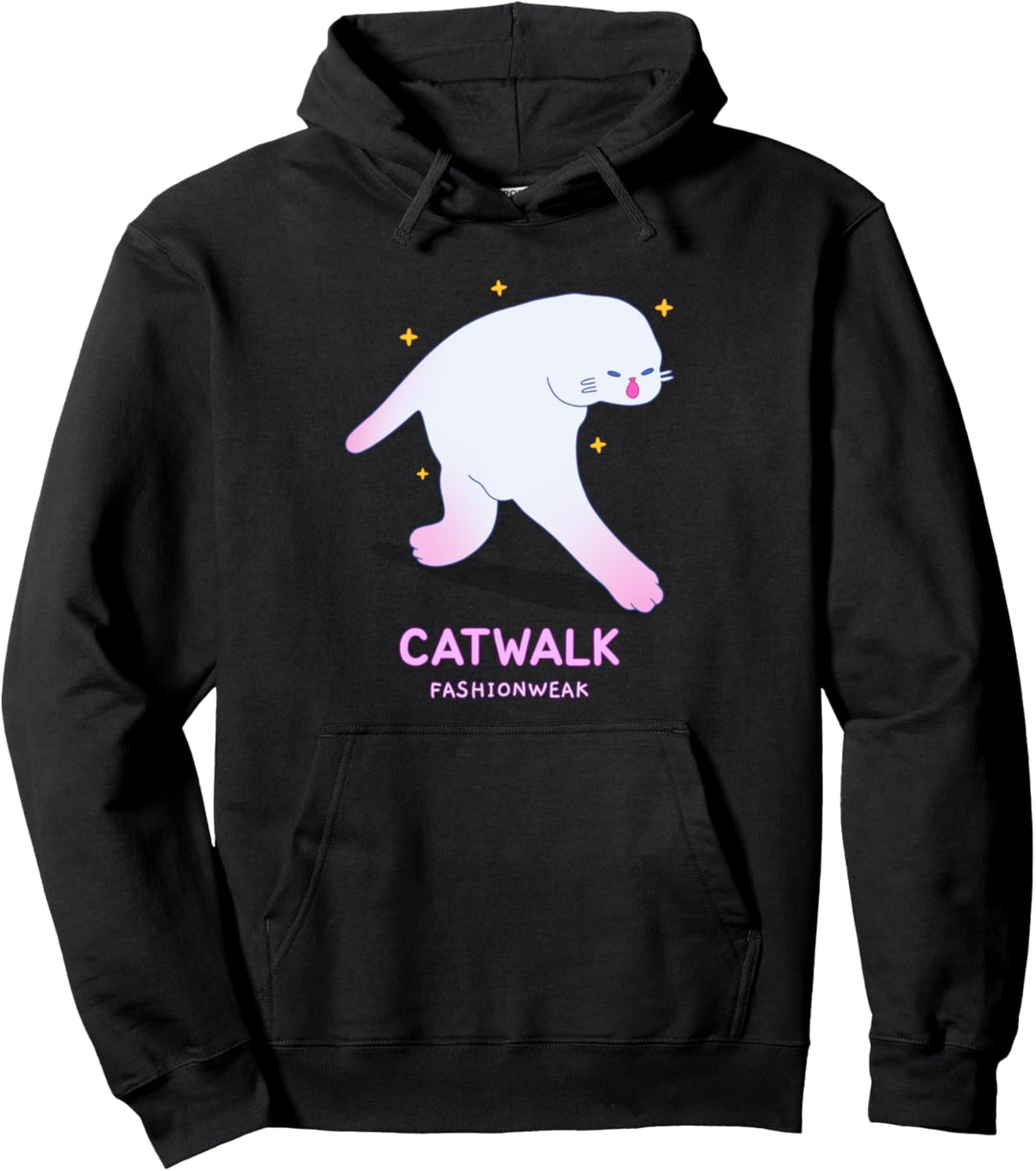 Lazy Fashion Laufsteg. Pullover Hoodie
