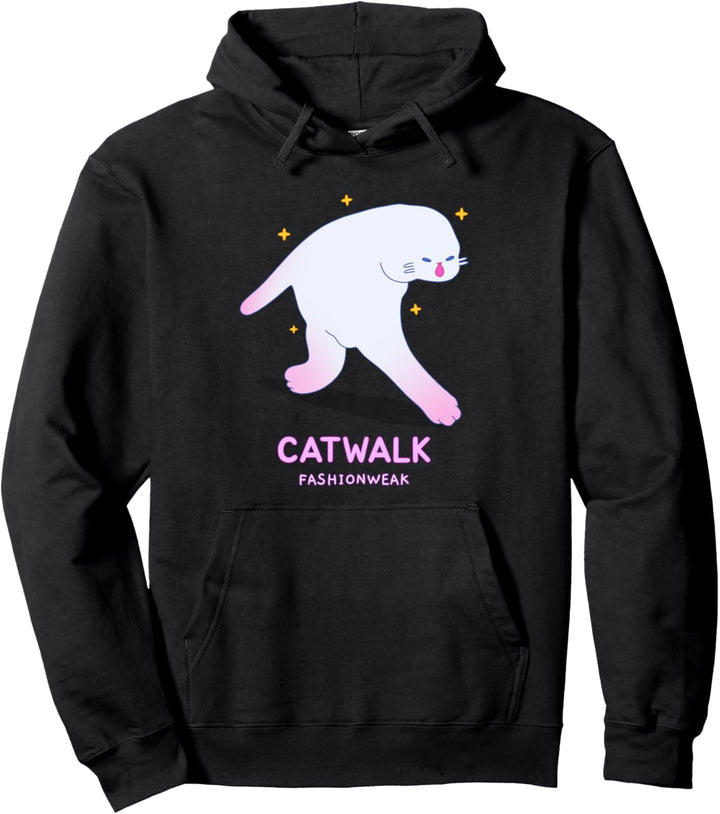 Lazy Fashion Laufsteg. Pullover Hoodie