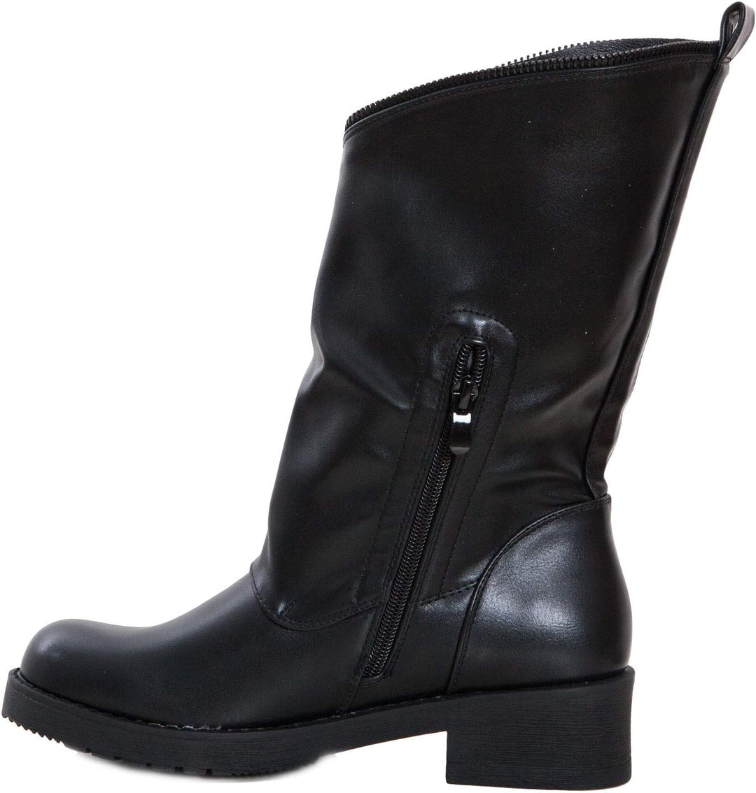 Toocool - Stiefel, Damen, niedrig, Biker, Stiefel, Stiefel, Schnallen Amphibien SA9907 41 EU B513 Sc