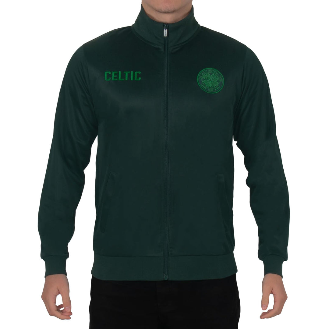 Celtic FC - Herren Trainingsjacke im Retro-Design - Offizielles Merchandise - Geschenk für Fussballf