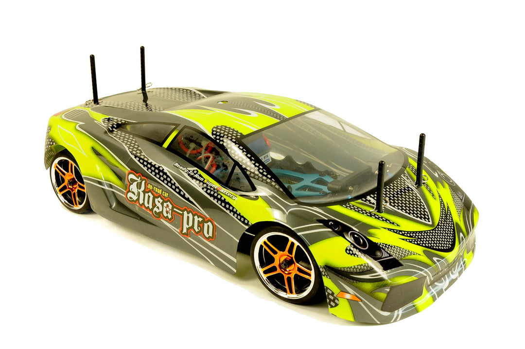 Amewi 21028 Kasa Pro Brushless 1:10, RTR Tourenwagen, Gelb