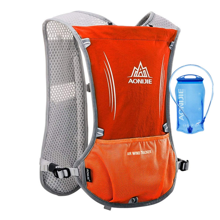 5L Ultraleicht Trinkrucksack Trail Rucksack Trinkweste, Hydration Pack Fahrradrucksack für Laufen, C