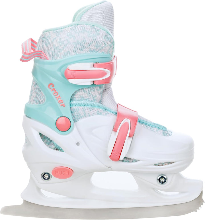 4in1 Inlineskates/Triskates/Rollschuhe/Schlittschuhe mit LED Leuchtrad verstellbar 26-29 (15,5cm-18c