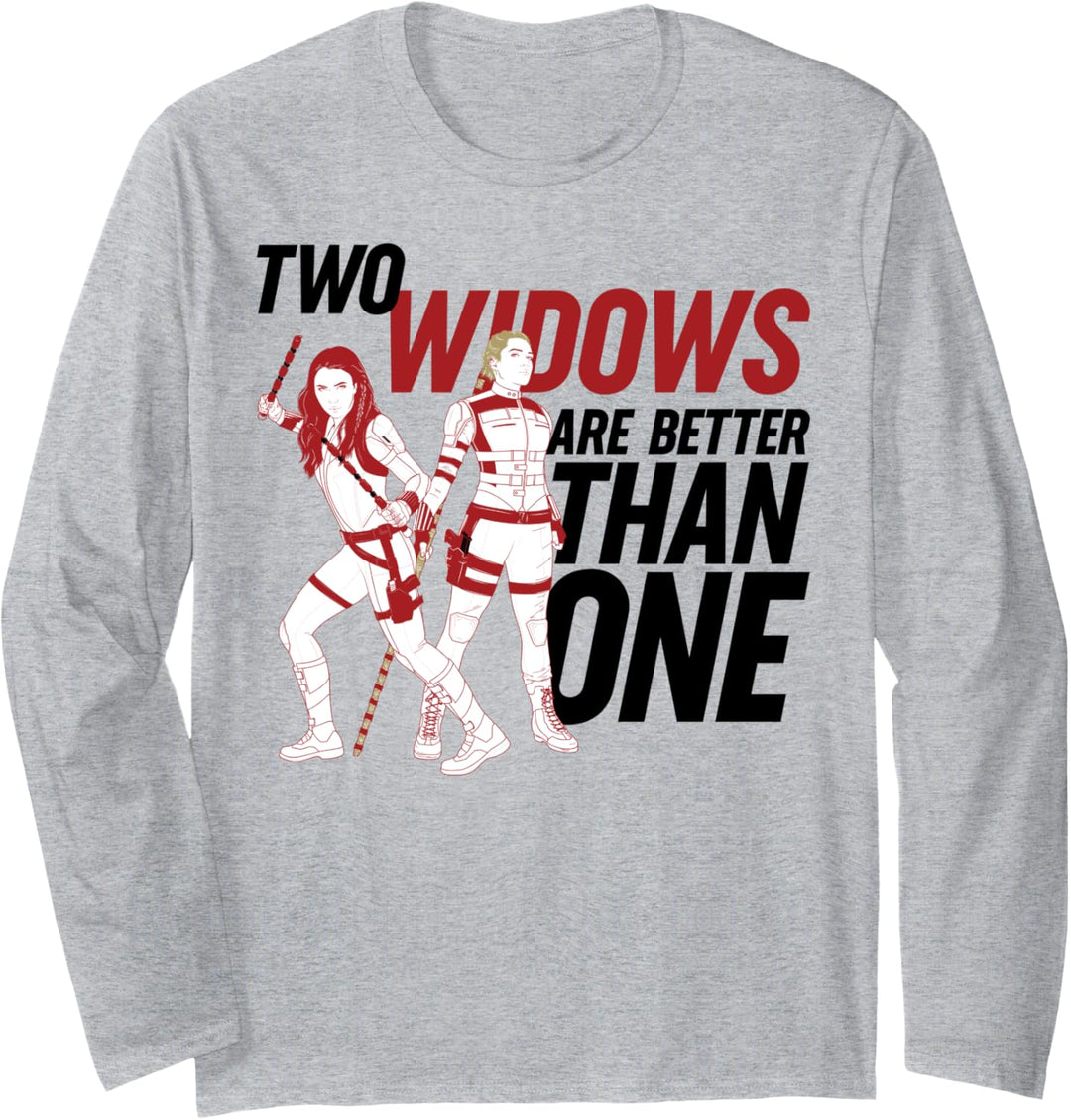 Marvel Black Widow Yelena Two Widows Are Better Than One Langarmshirt