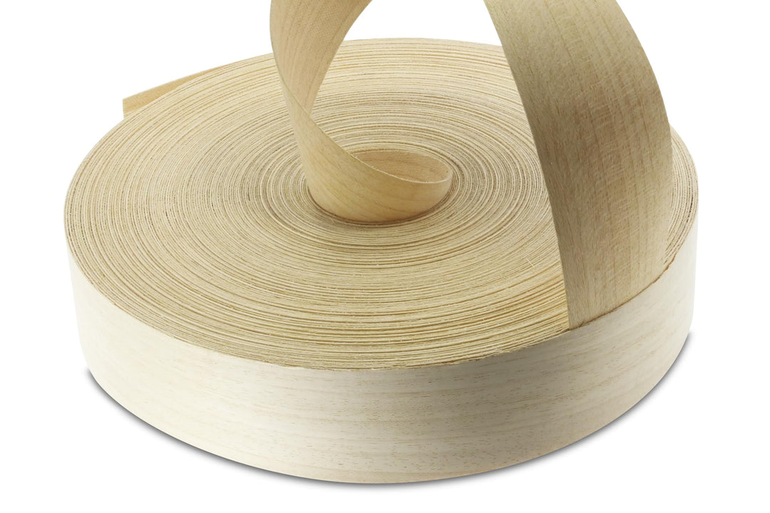 Furnier-Einfassungsband zum Aufbügeln in Kiefernholz-Optik, 50 mm breit, 50 m lang Width: 50mm, Widt