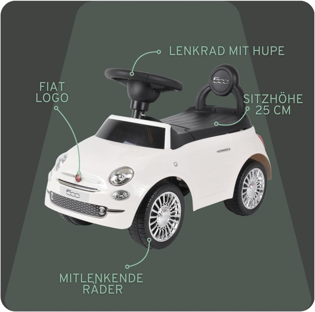 Bandits & Angels FIAT 500 Rutscher (Weiss), Weiss