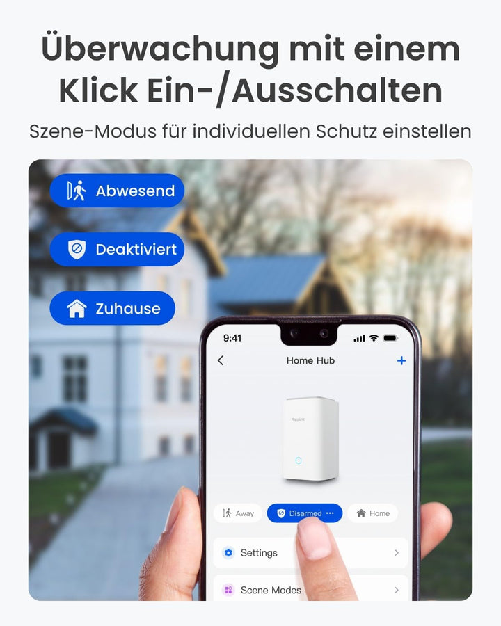 Reolink 2K Überwachungskamera Aussen Set WLAN mit Solar-/Akkubetrieb, Lokale Speicherung, 360° Schwe