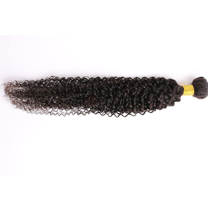Huarisi 1 Bundle Long Brazilian Kinky Curly Bundles Long Remy Human Hair Weave Extensions 8a Unproce