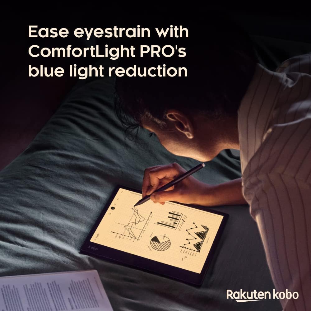 Kobo Elipsa 2E | eReader | 10.3” Glare-Free Touchscreen with ComfortLight PRO | Includes Kobo Stylus