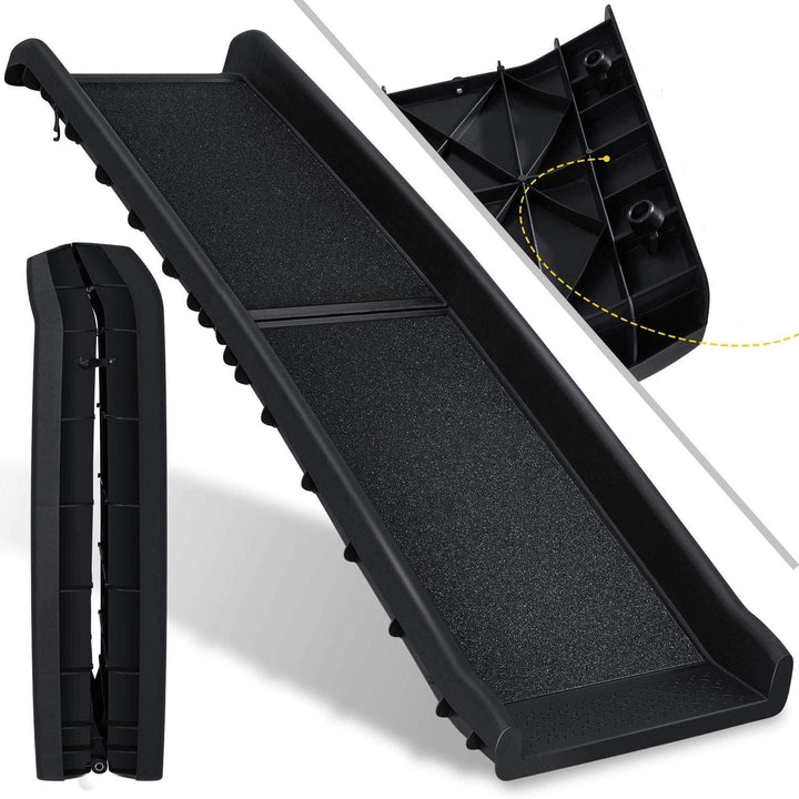 KESSER® Hunderampe klappbar Hundetreppe Hundeautorampe Auto Kofferraumrampe für Haustiere Einstiegsh